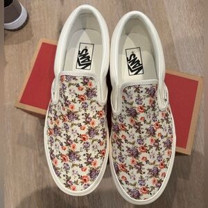 NWB Floral Vans